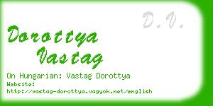 dorottya vastag business card